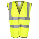 High Visibility Yellow Waist Coat Class 2