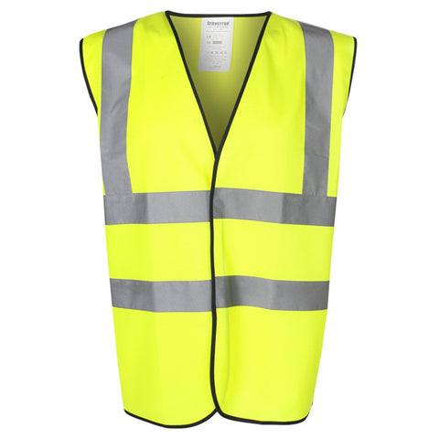 High Visibility Yellow Waist Coat Class 2
